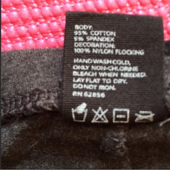 HUE Black Polka Dot Leggings 2 Pairs M - Picture 9 of 11